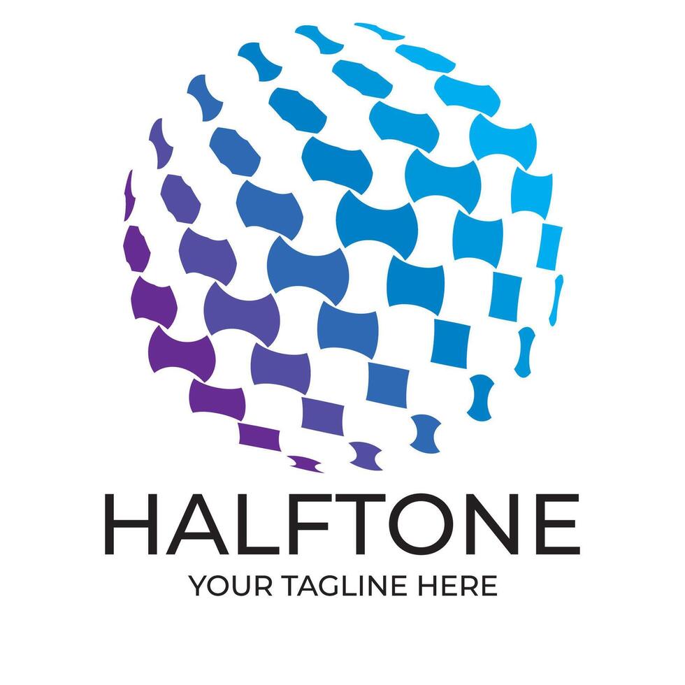 halftone circle dots. vector