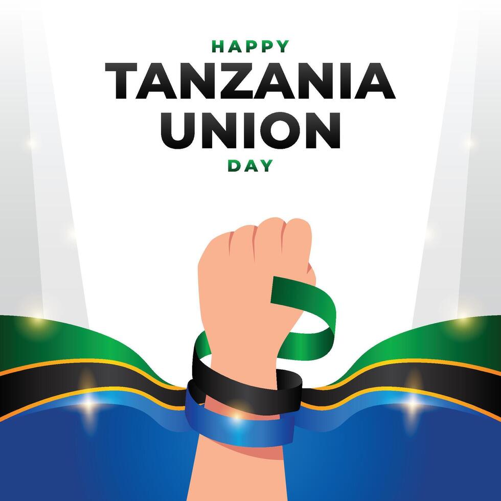 Tanzania Union day design illustration collection vector