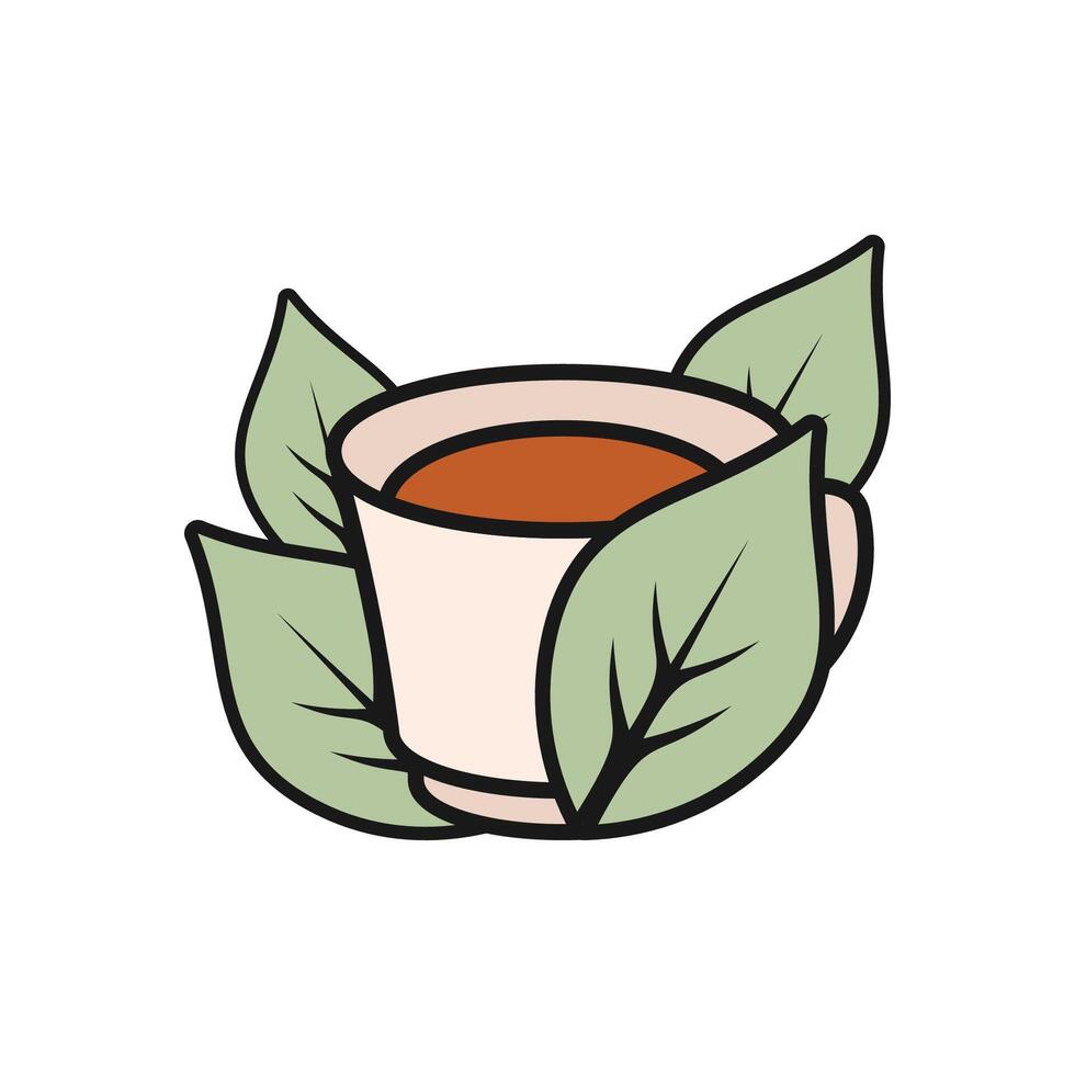 té día retro estilo elemento vector diseño