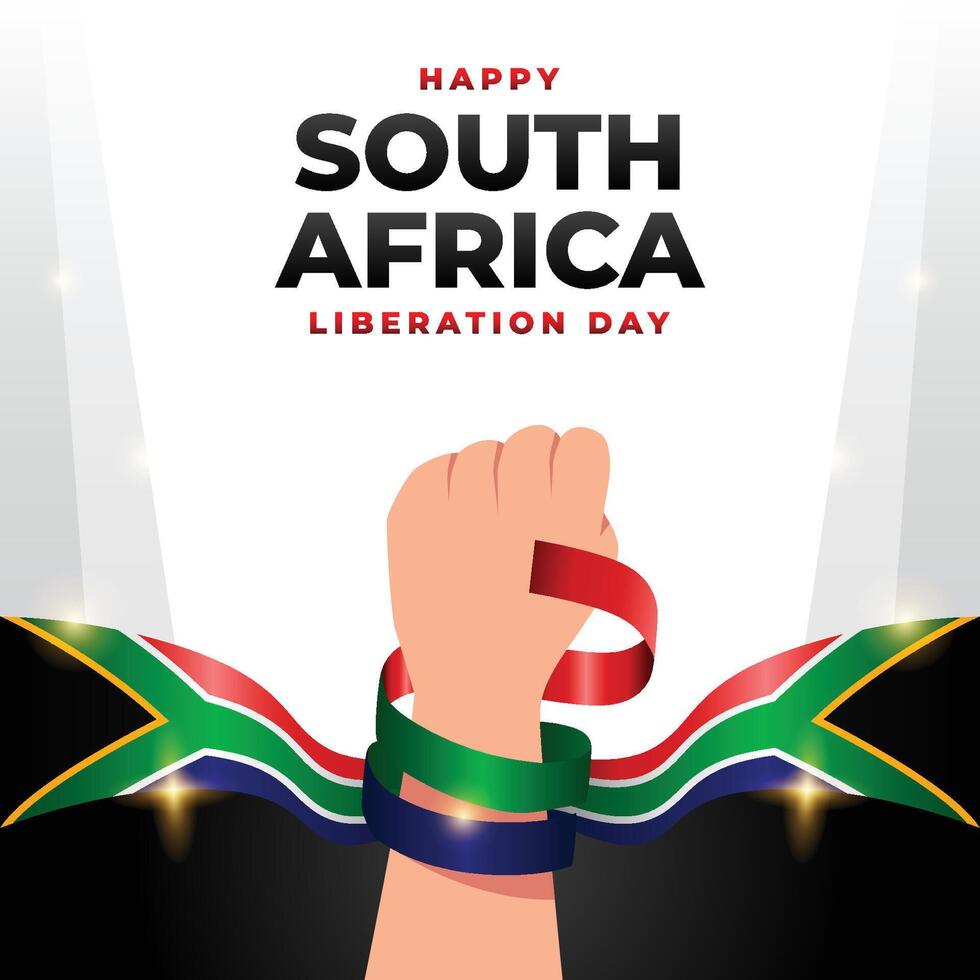 South africa liberation day design illustration collection vector