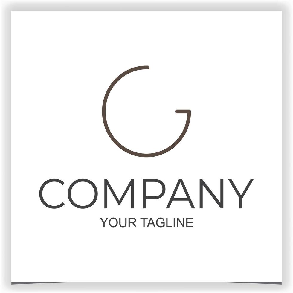 Letter G modern logo design template vector