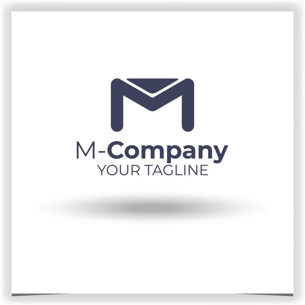 Vector mail logo design template