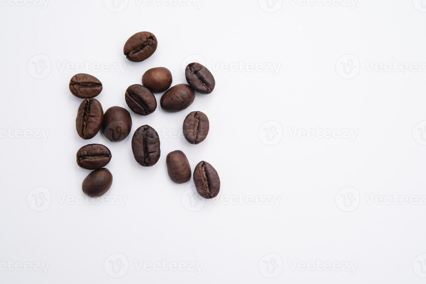 Coffee beans. Isolated on white background photo