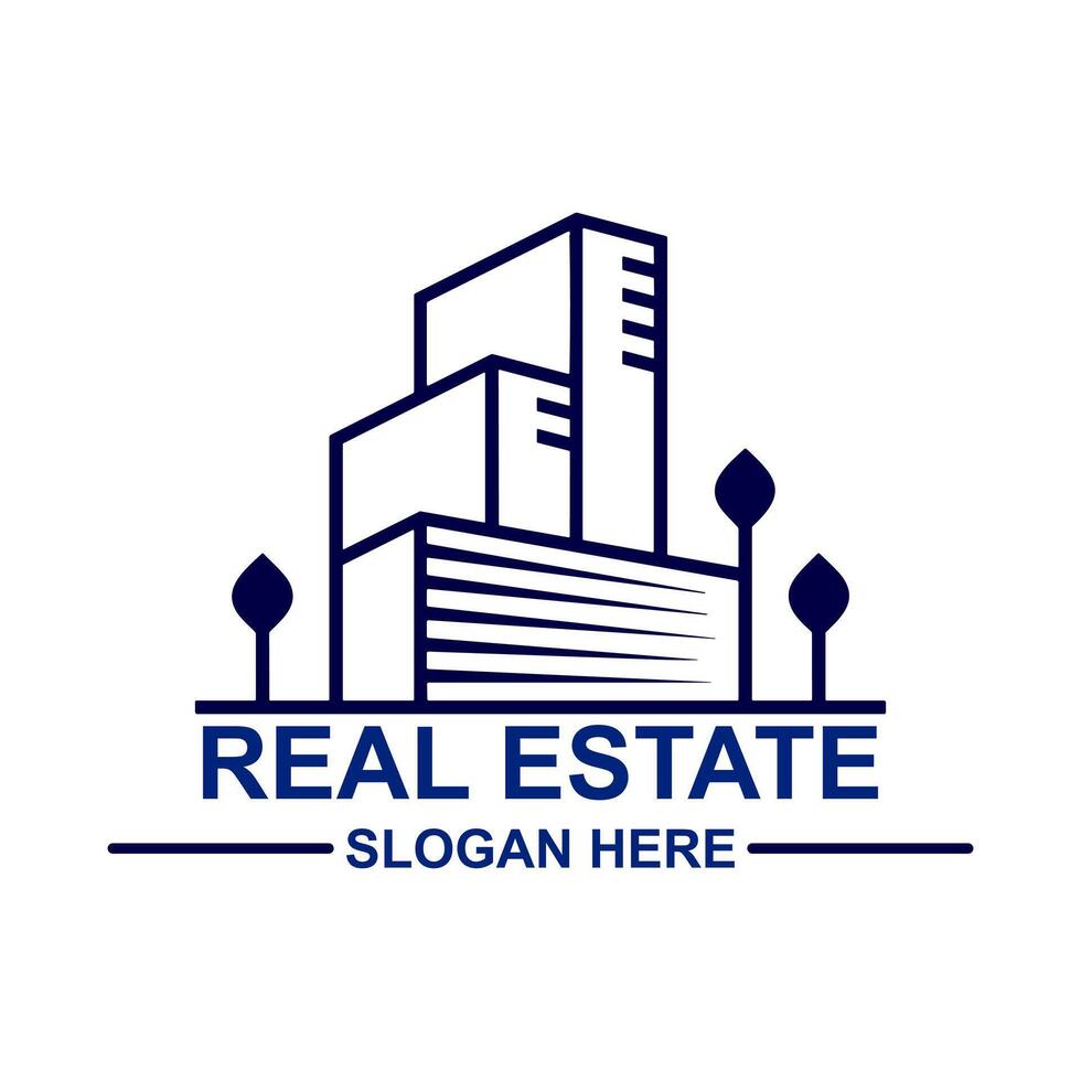 Real Estate Logo. Construction Architecture Building vector