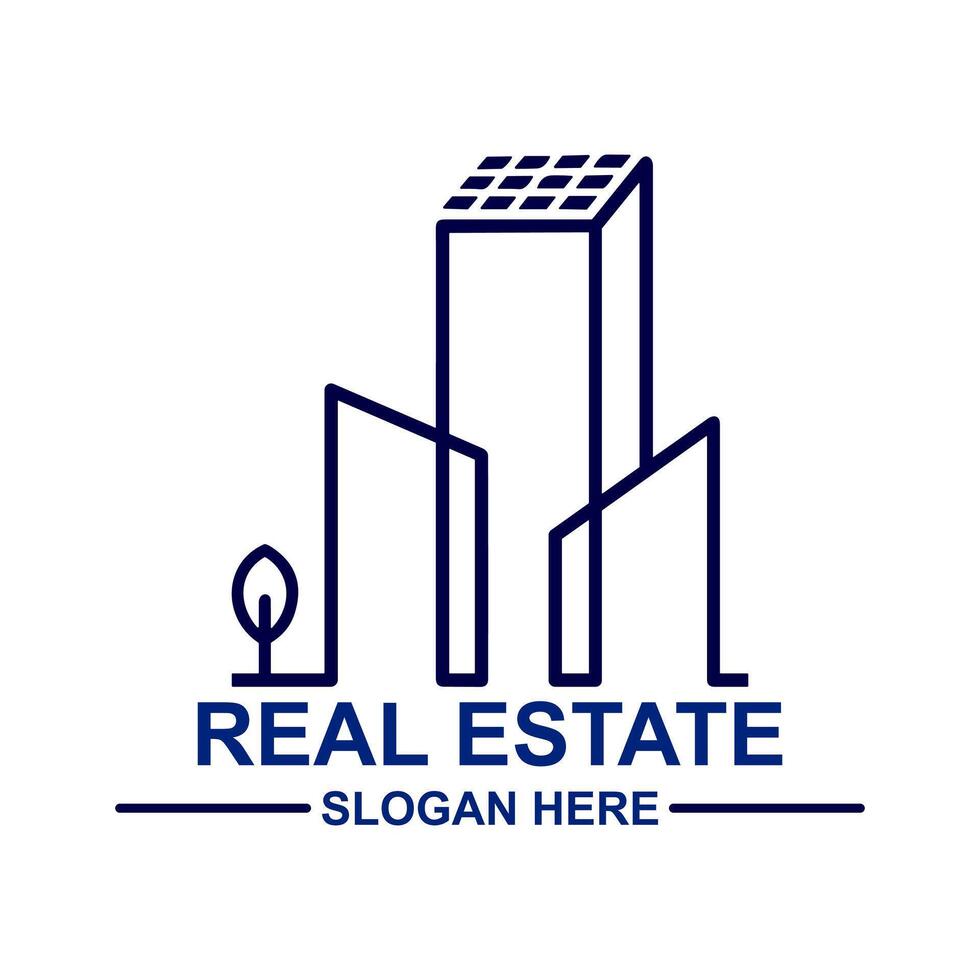 Real Estate Logo. Construction Architecture Building vector
