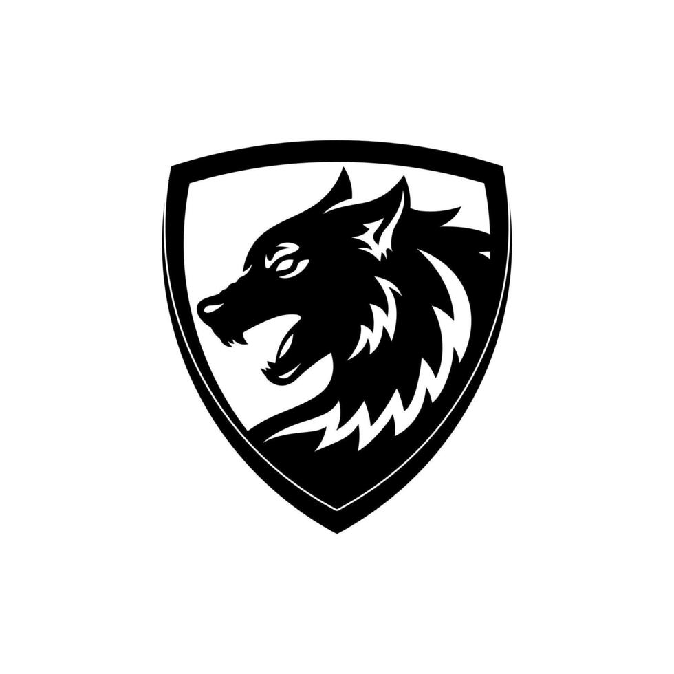 Wolf Head Logo Vrctor vector