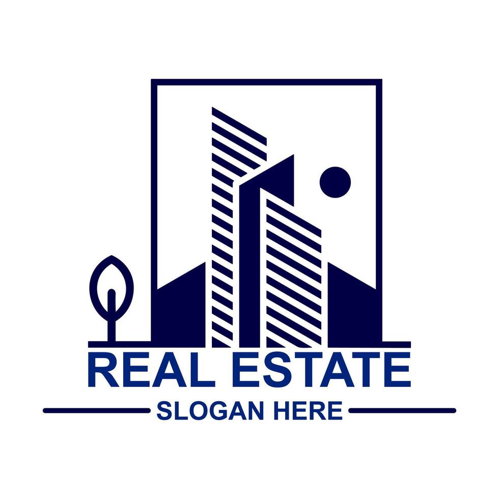 Real Estate Logo. Construction Architecture Building vector