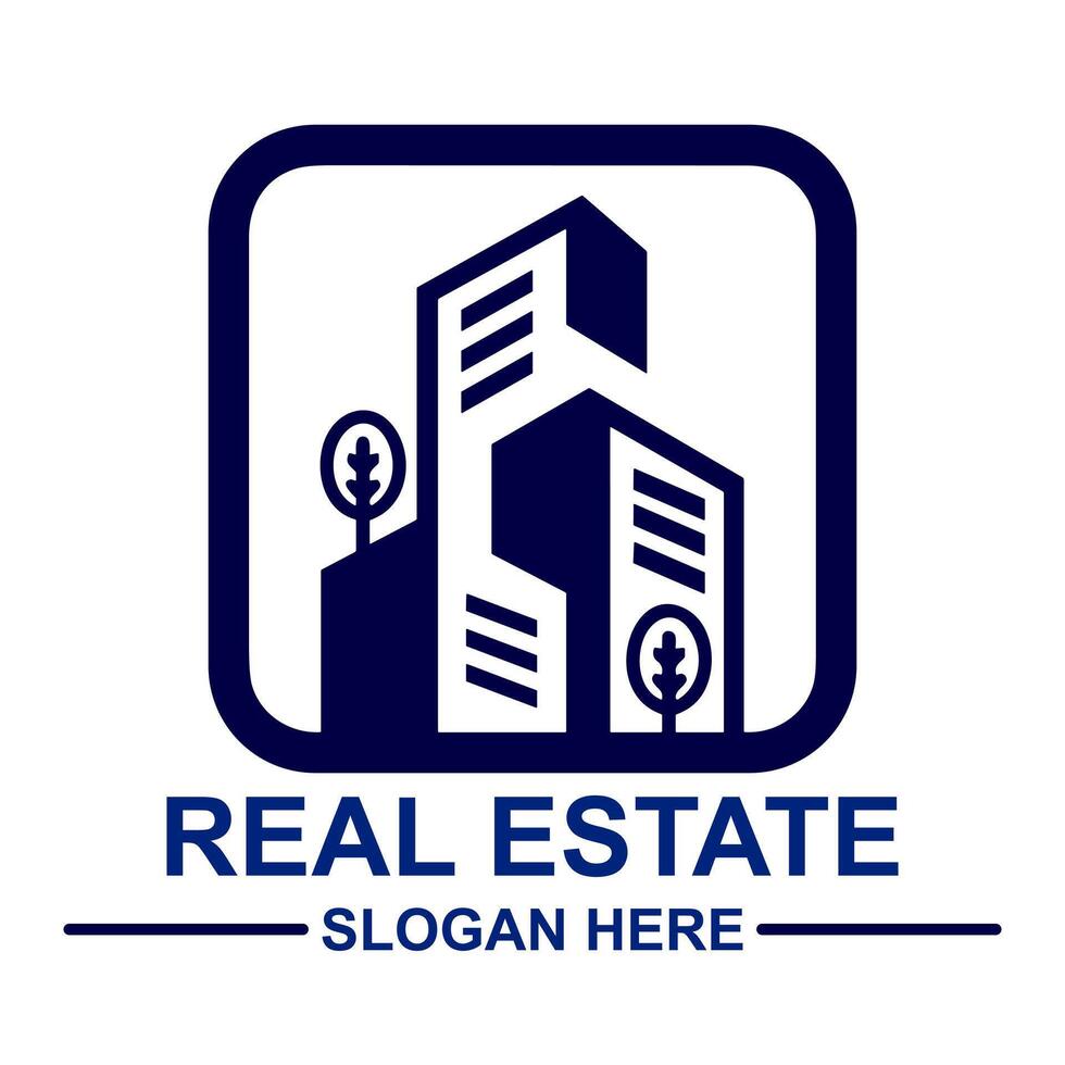 Real Estate Logo. Construction Architecture Building vector