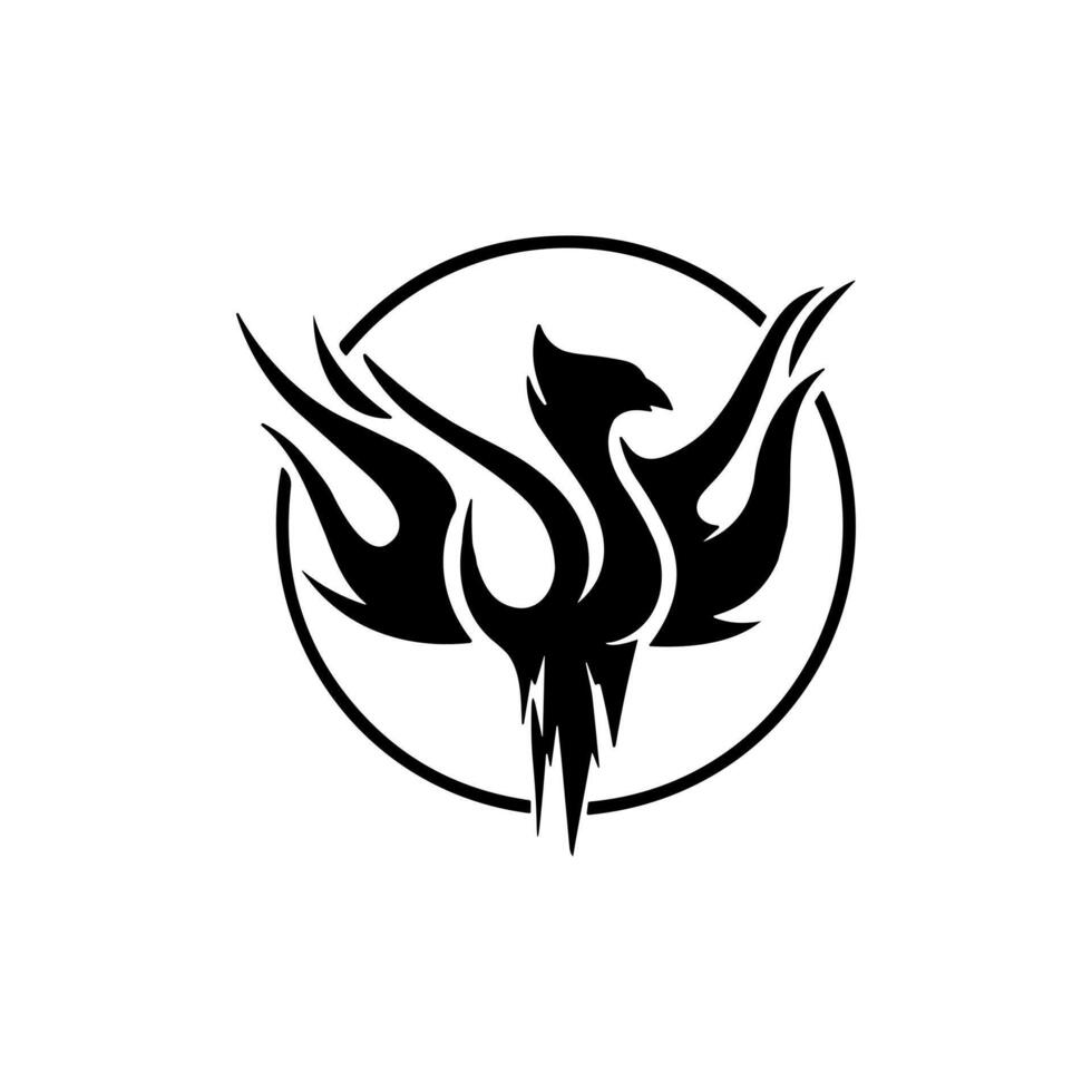 Phoenix Logo Vector, Phoenix Silhouette vector