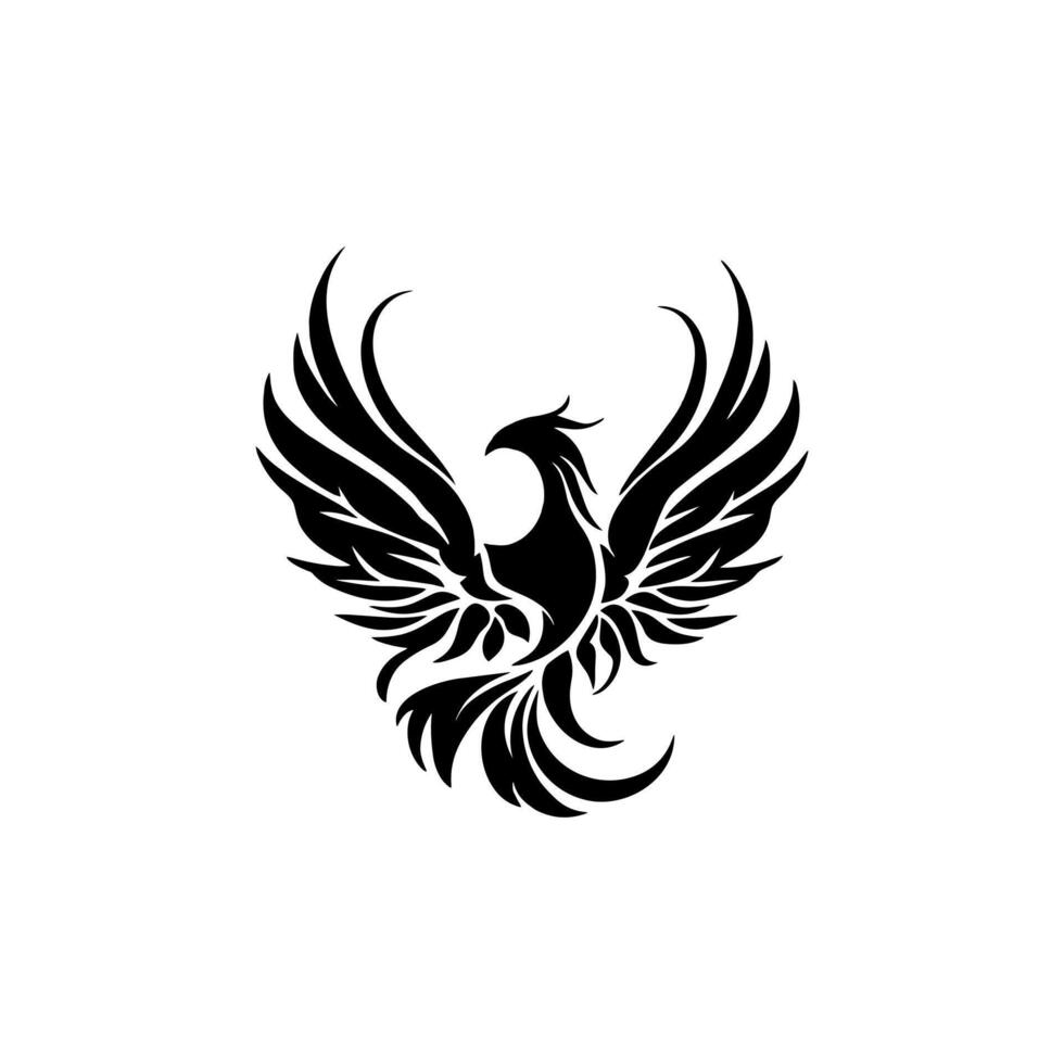 Phoenix Logo Vector, Phoenix Silhouette vector