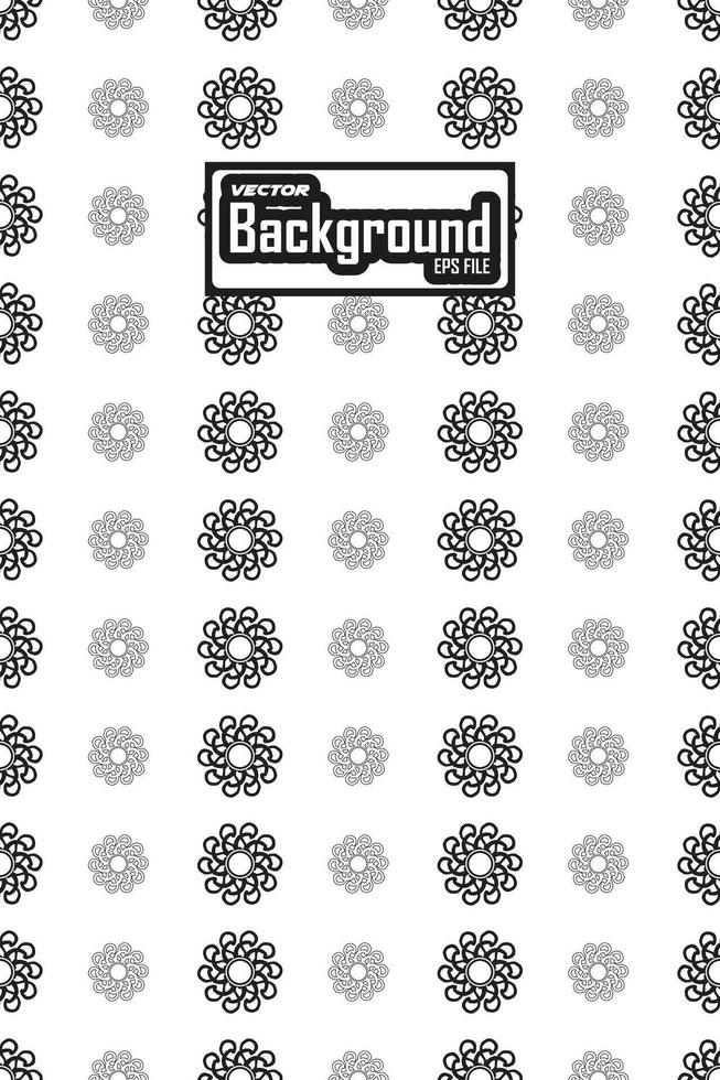 Vector black and white seamless abstract pattern background greyscale ornamental graphic design