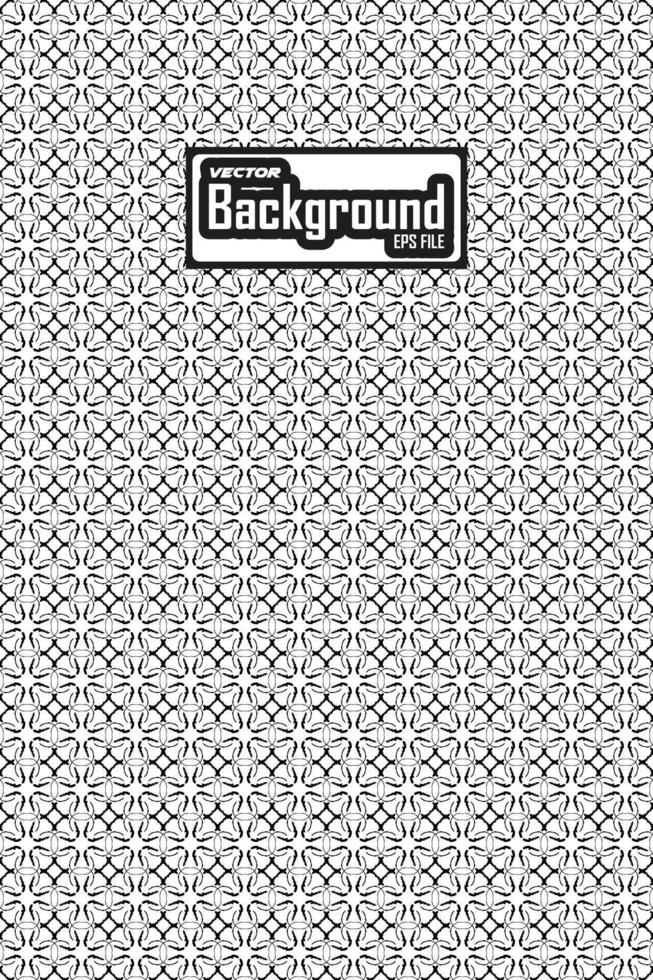 Vector black and white seamless abstract pattern background greyscale ornamental graphic design