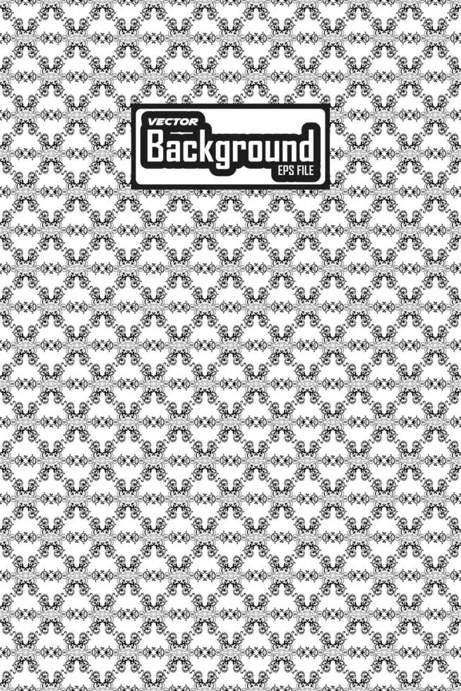 Seamless floral damask wallpaper pattern vector