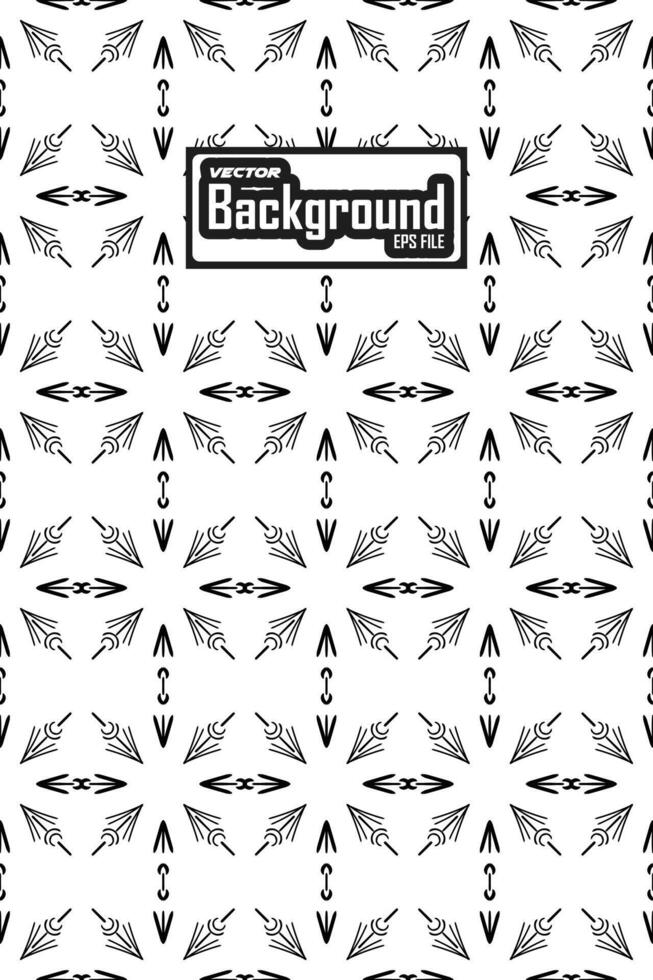 Vector black and white seamless abstract pattern background greyscale ornamental graphic design