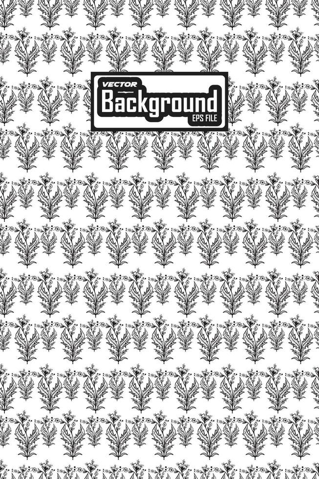 Vector black and white seamless abstract pattern background greyscale ornamental graphic design