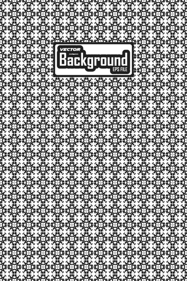 Vector black and white seamless abstract pattern background greyscale ornamental graphic design