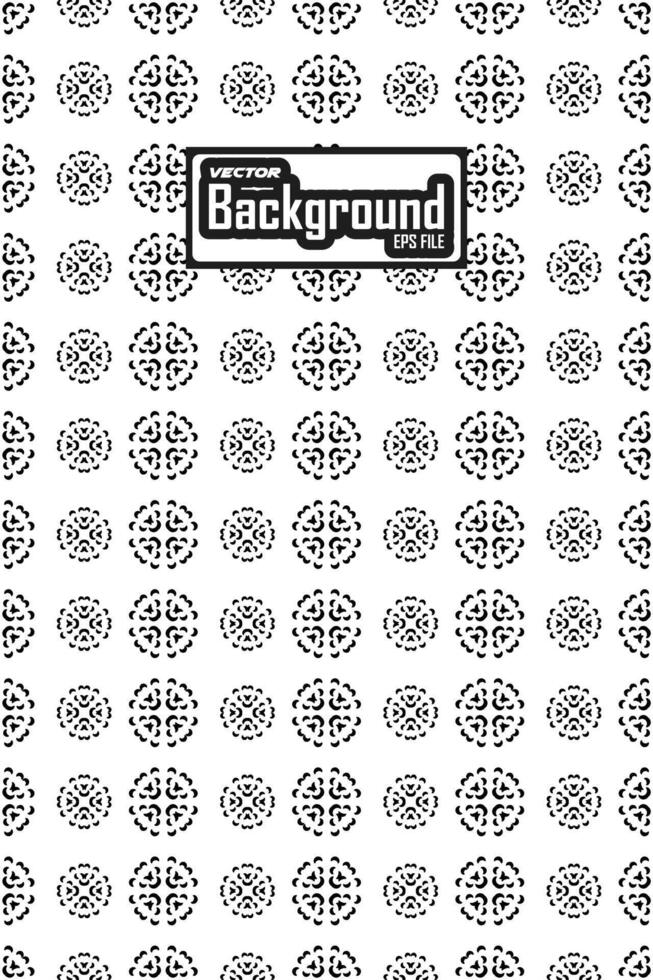 Vector black and white seamless abstract pattern background greyscale ornamental graphic design