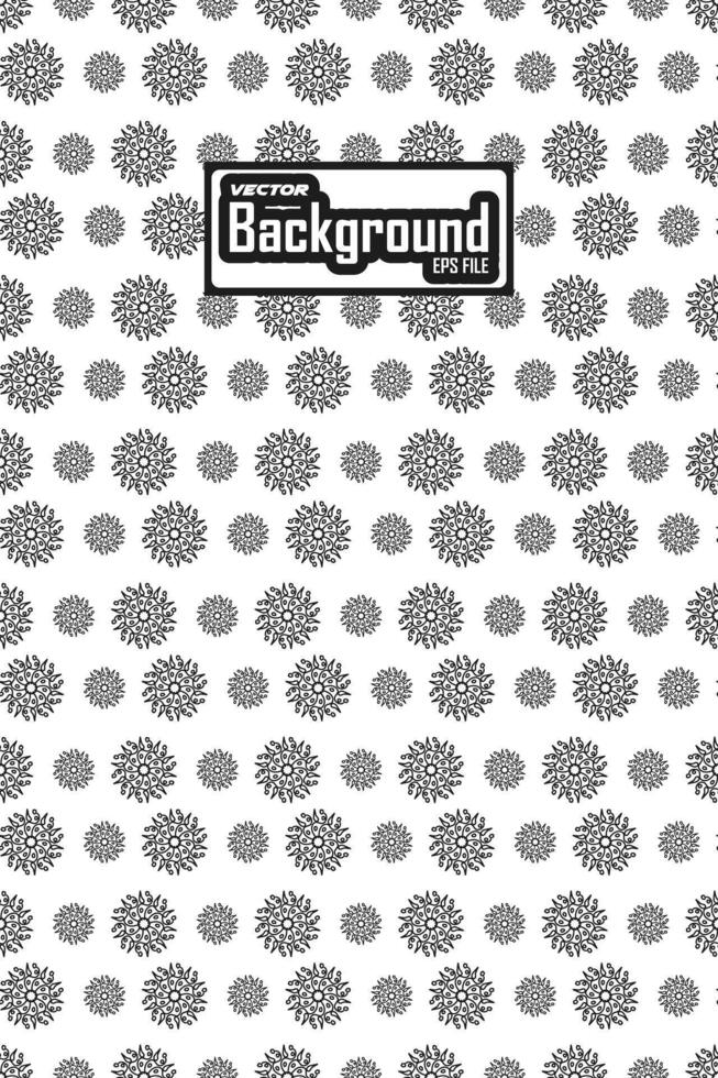 Vector black and white seamless abstract pattern background greyscale ornamental graphic design