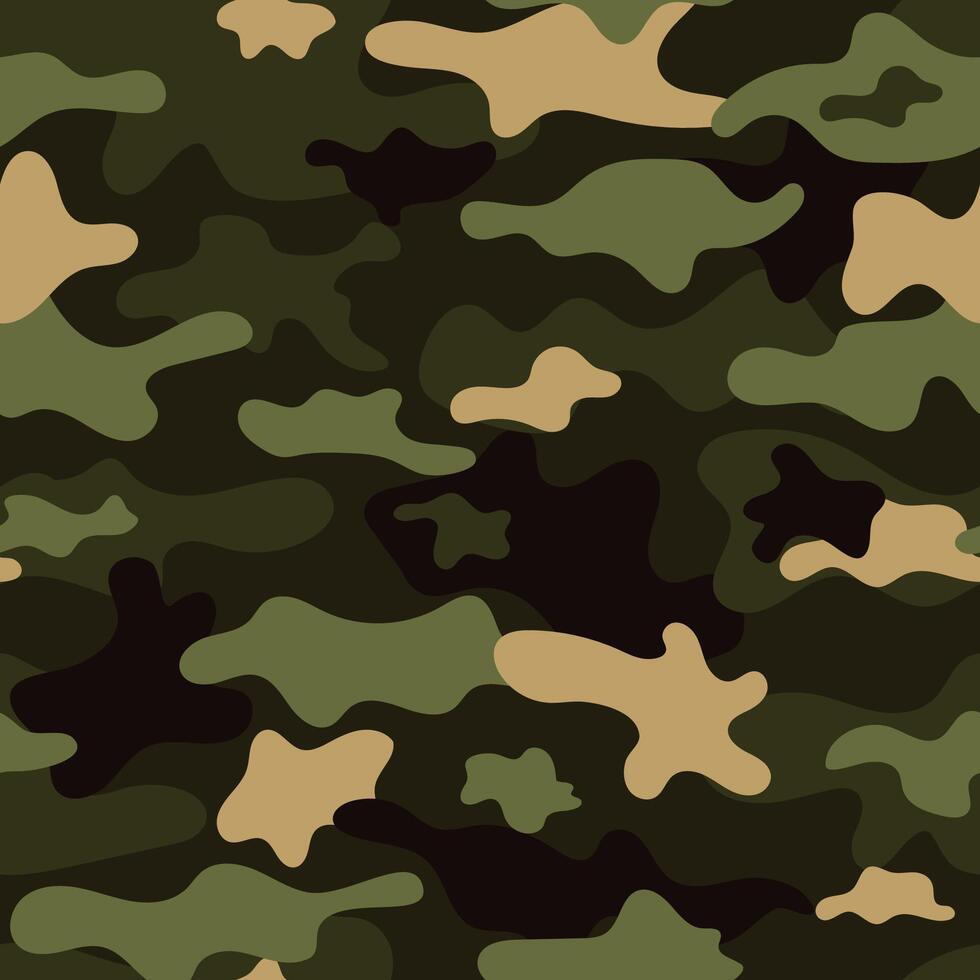 Camouflage seamless pattern. vector