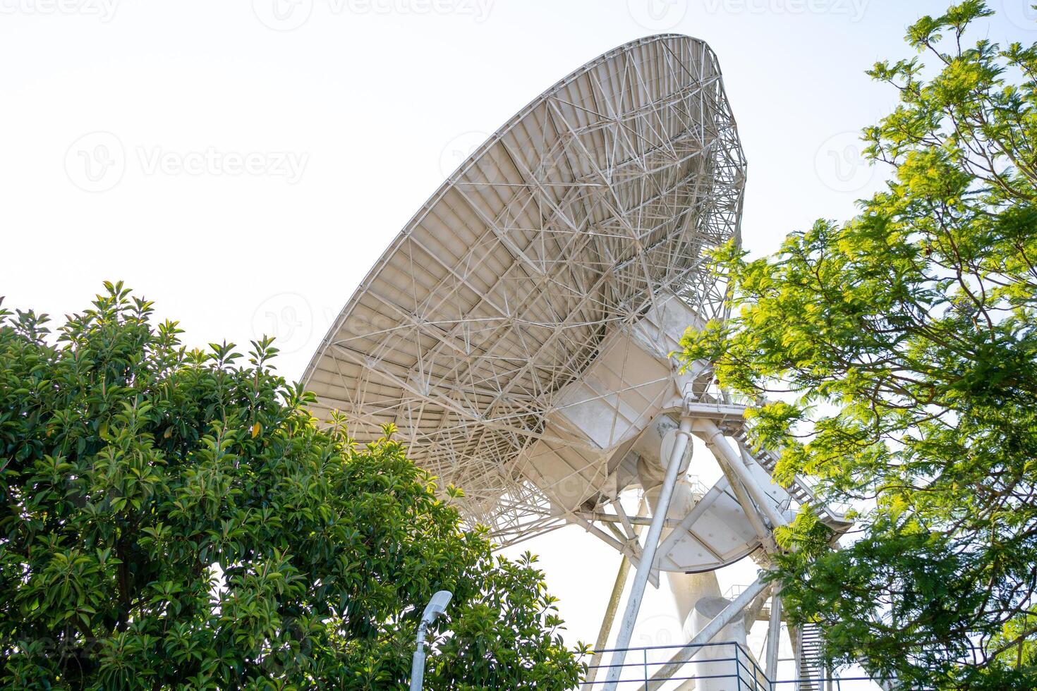 Earth based astronomical radio telescope photo