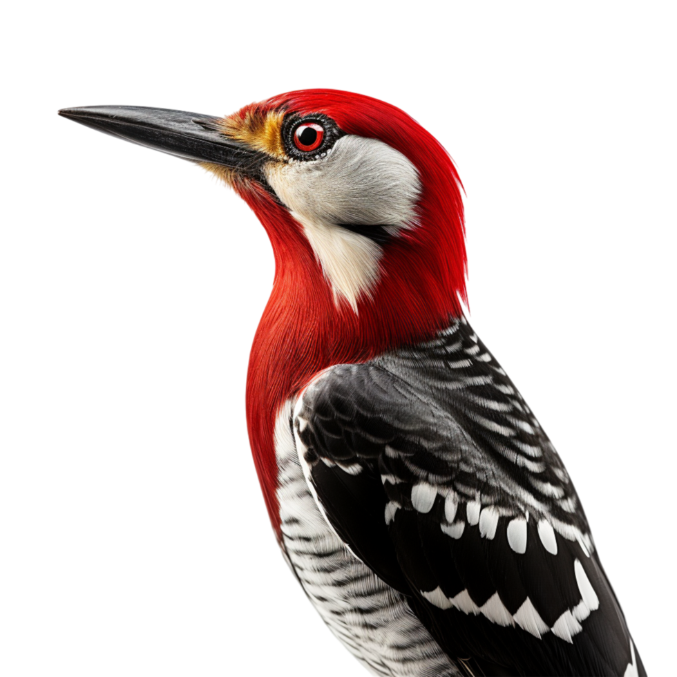 AI generated Close up of a woodpecker png