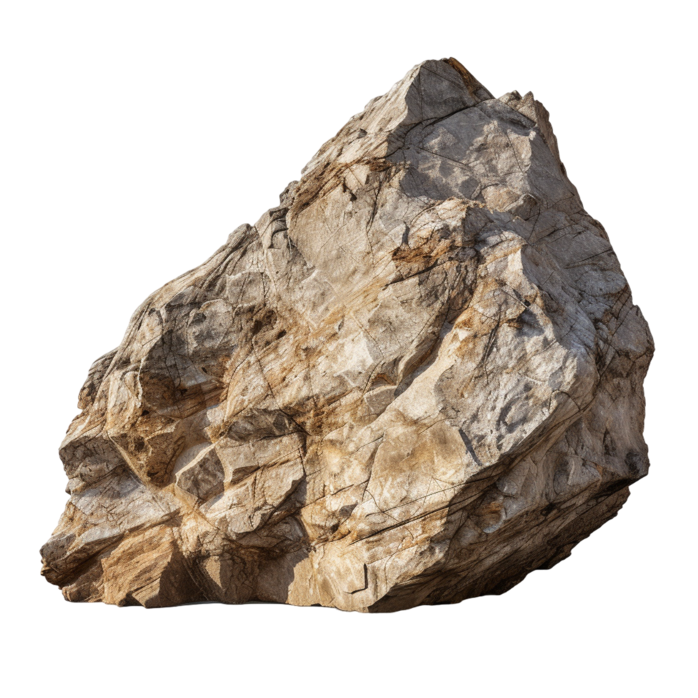 AI generated Rock Stone Boulder Mountain Clay png