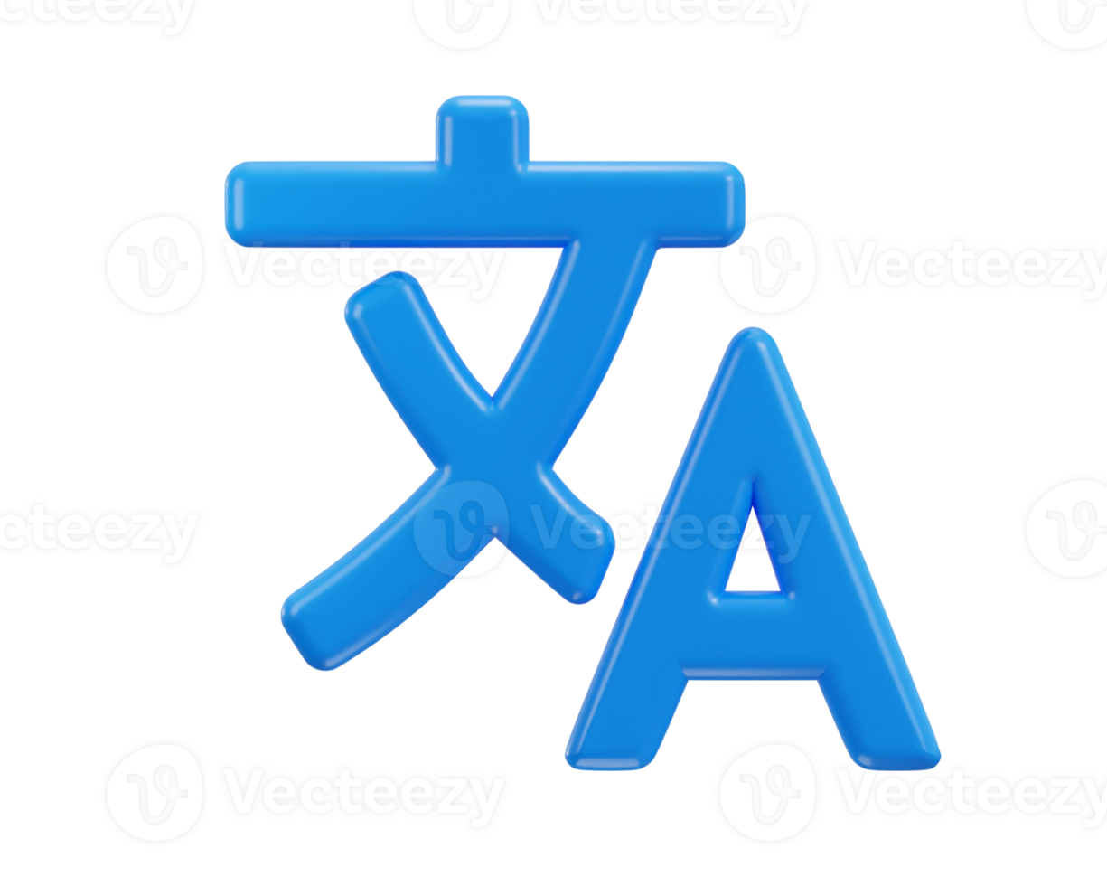 3d Sprache Symbol Illustration png