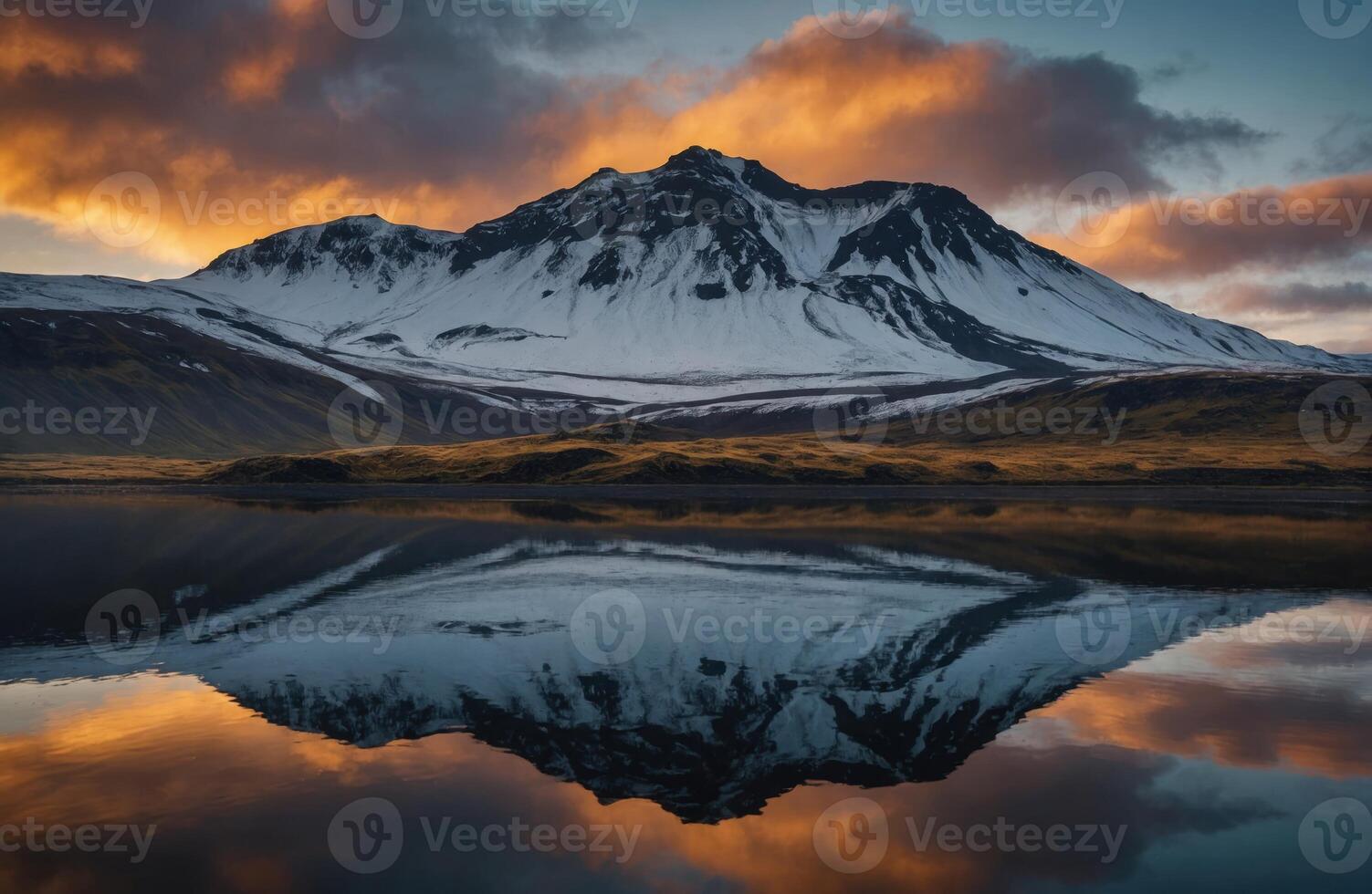 AI generated Breathtaking views of Iceland photo