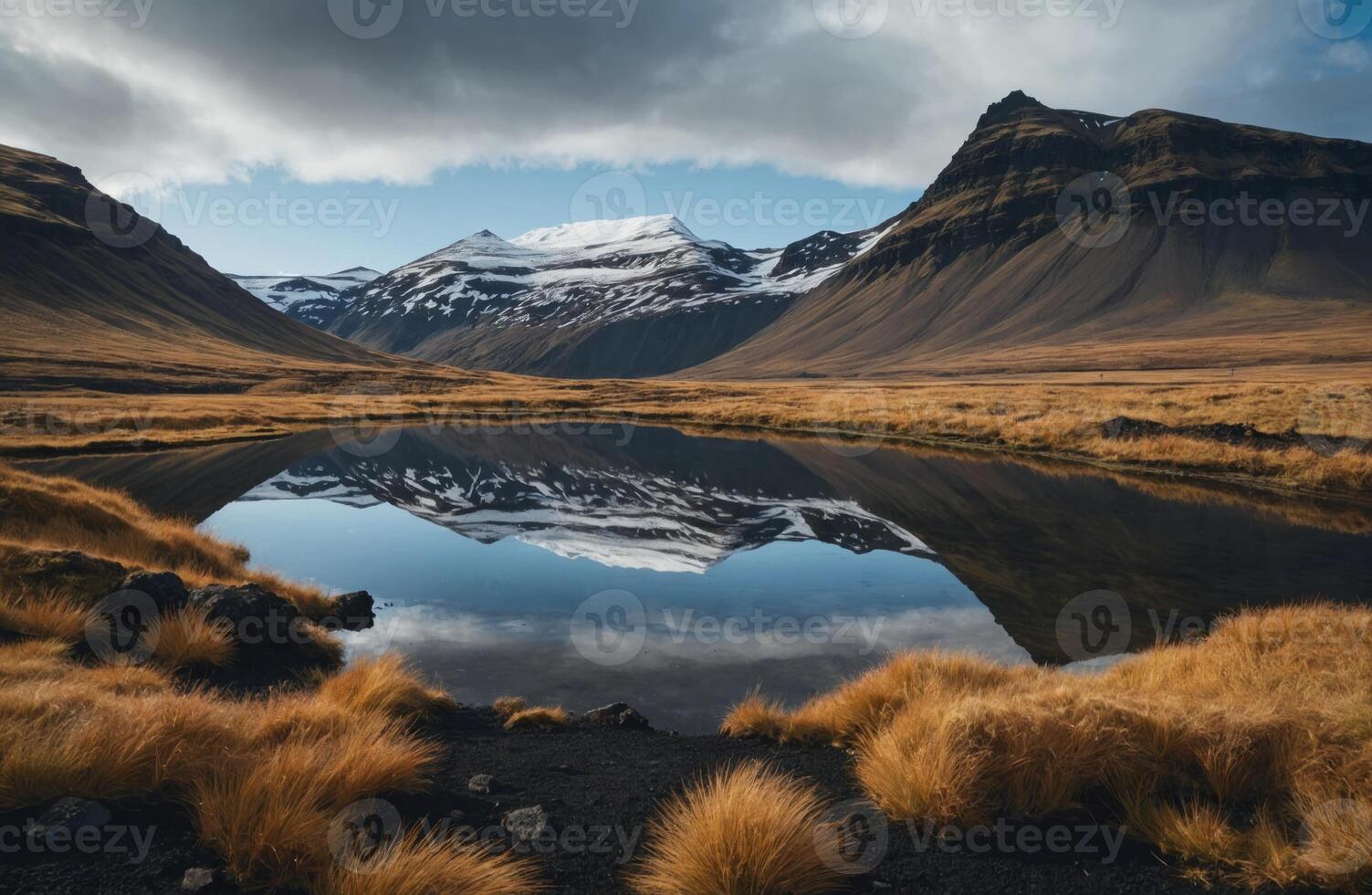 AI generated Breathtaking views of Iceland photo