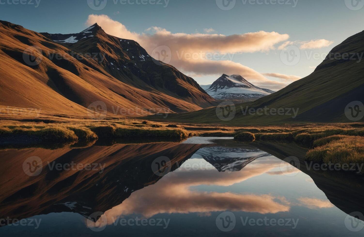 AI generated Breathtaking views of Iceland photo