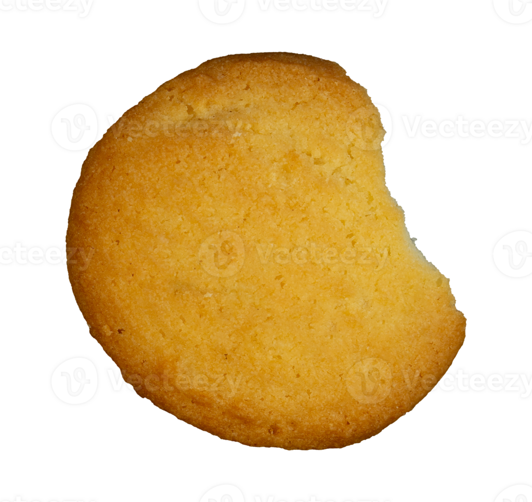 bite of cookie isolated element png