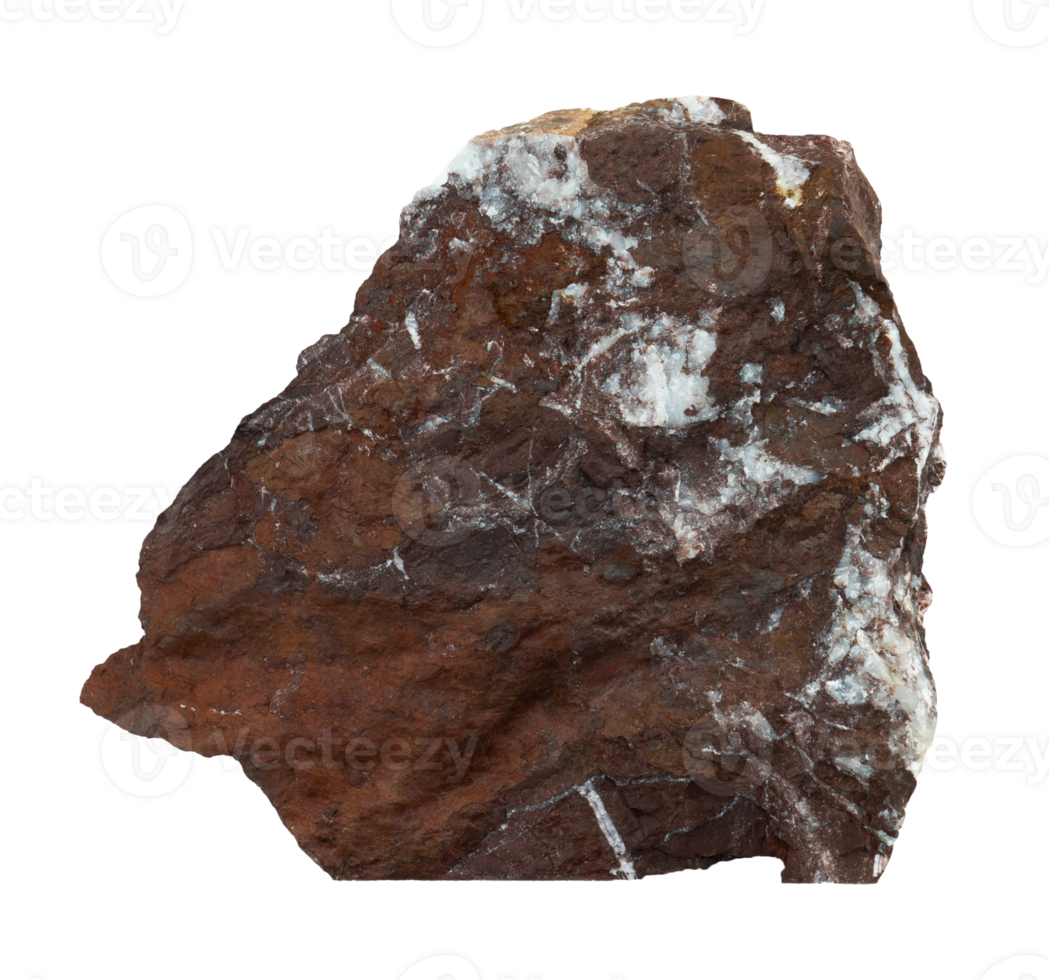 mineral stone isolated. natural boulder element png