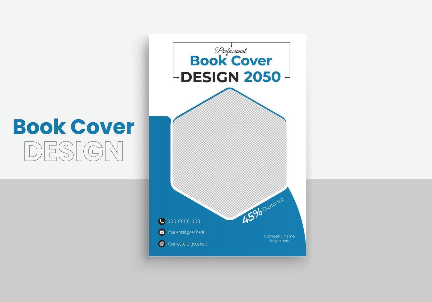 book cover design vector