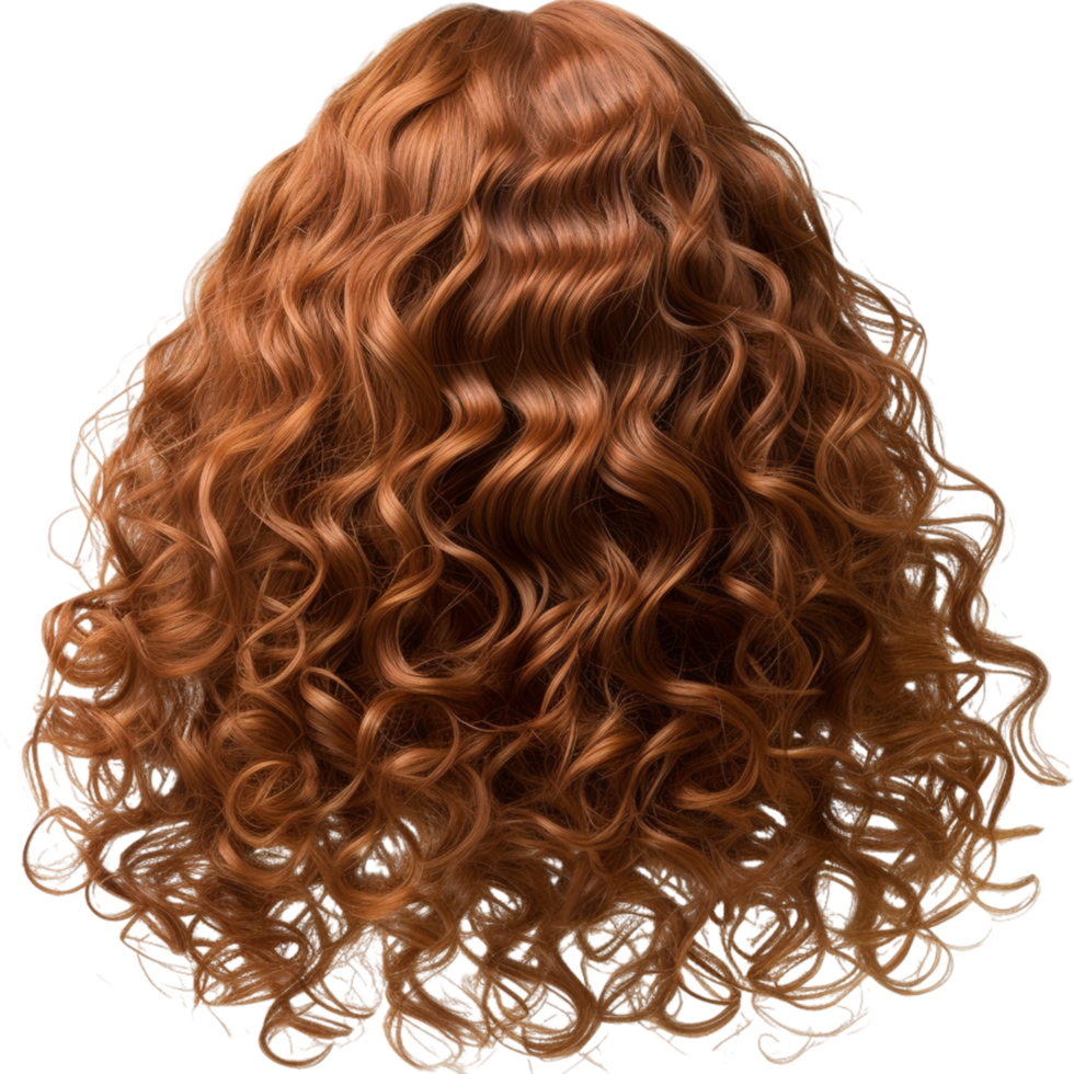 AI generated Red haired girl portrait png