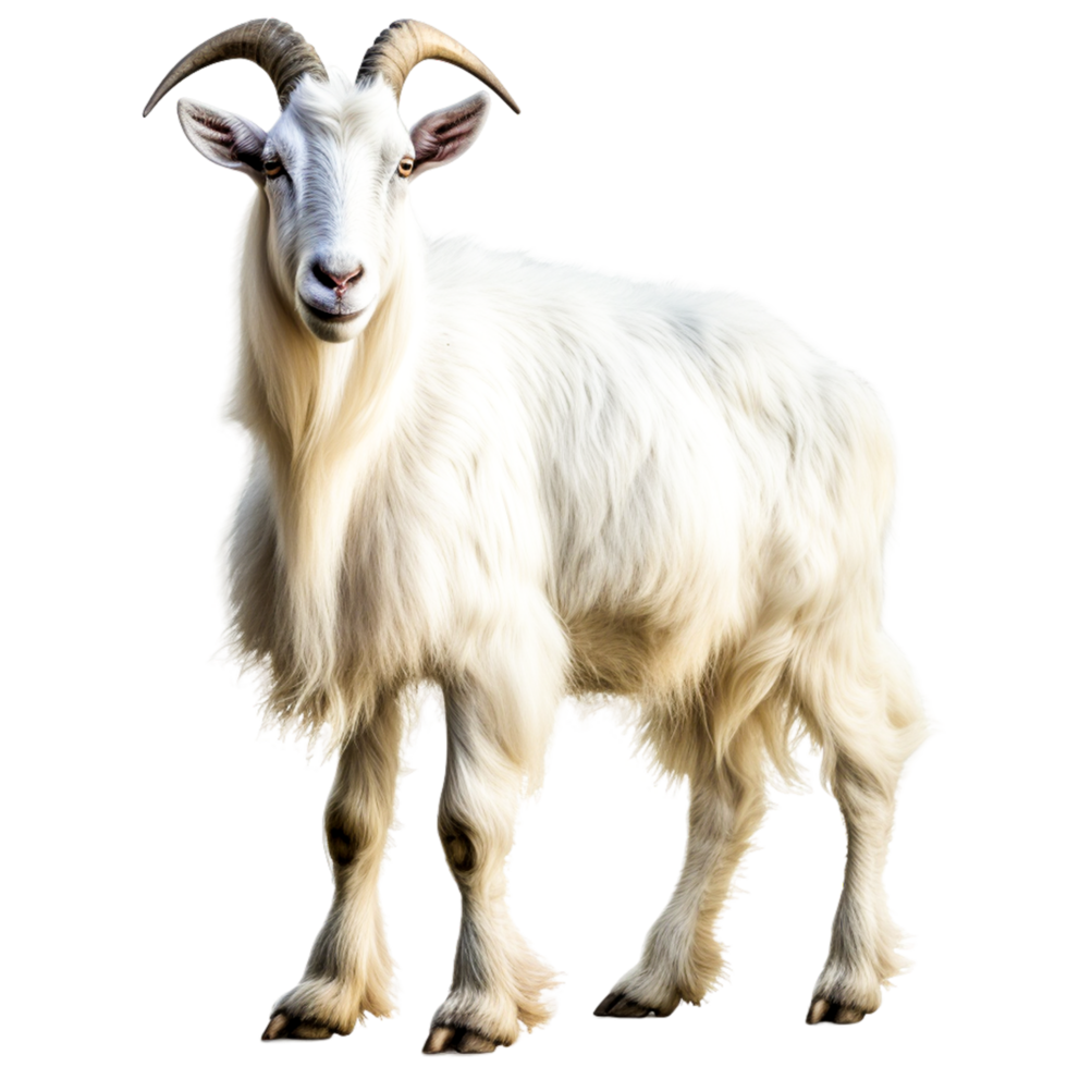 AI generated White Goat eid ul adha concept png