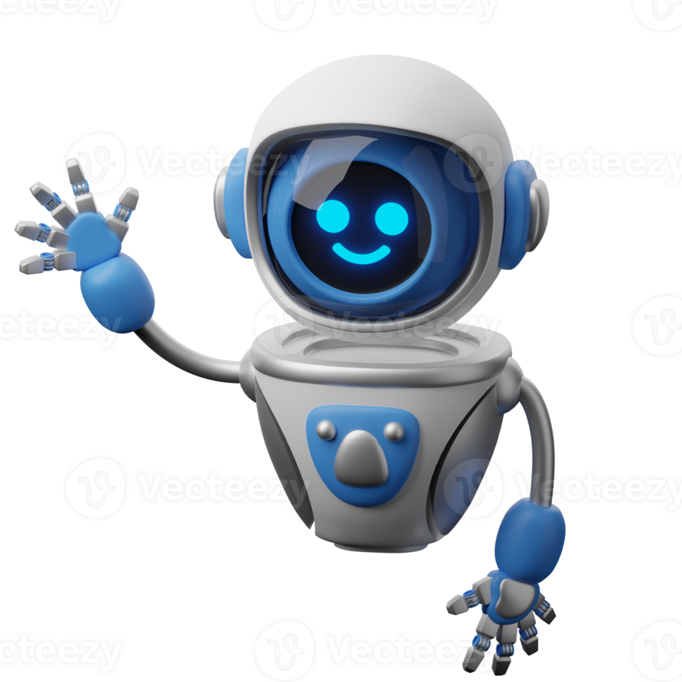 3d illustration robot teknologi Plats robot png