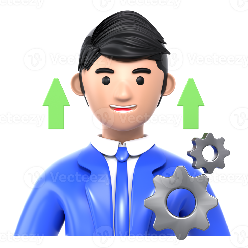 3D Illustration Business productivity png