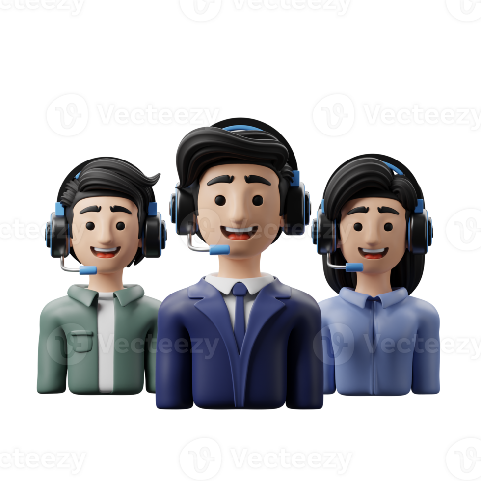 3D Illustration Business Teamwork assistance png