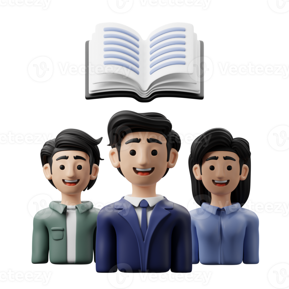 3D Illustration Business Teamwork learning png