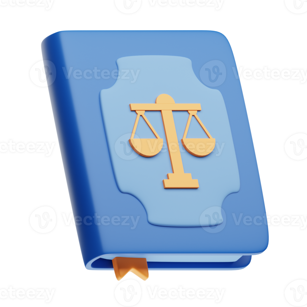 3D Illustration Law constitution png