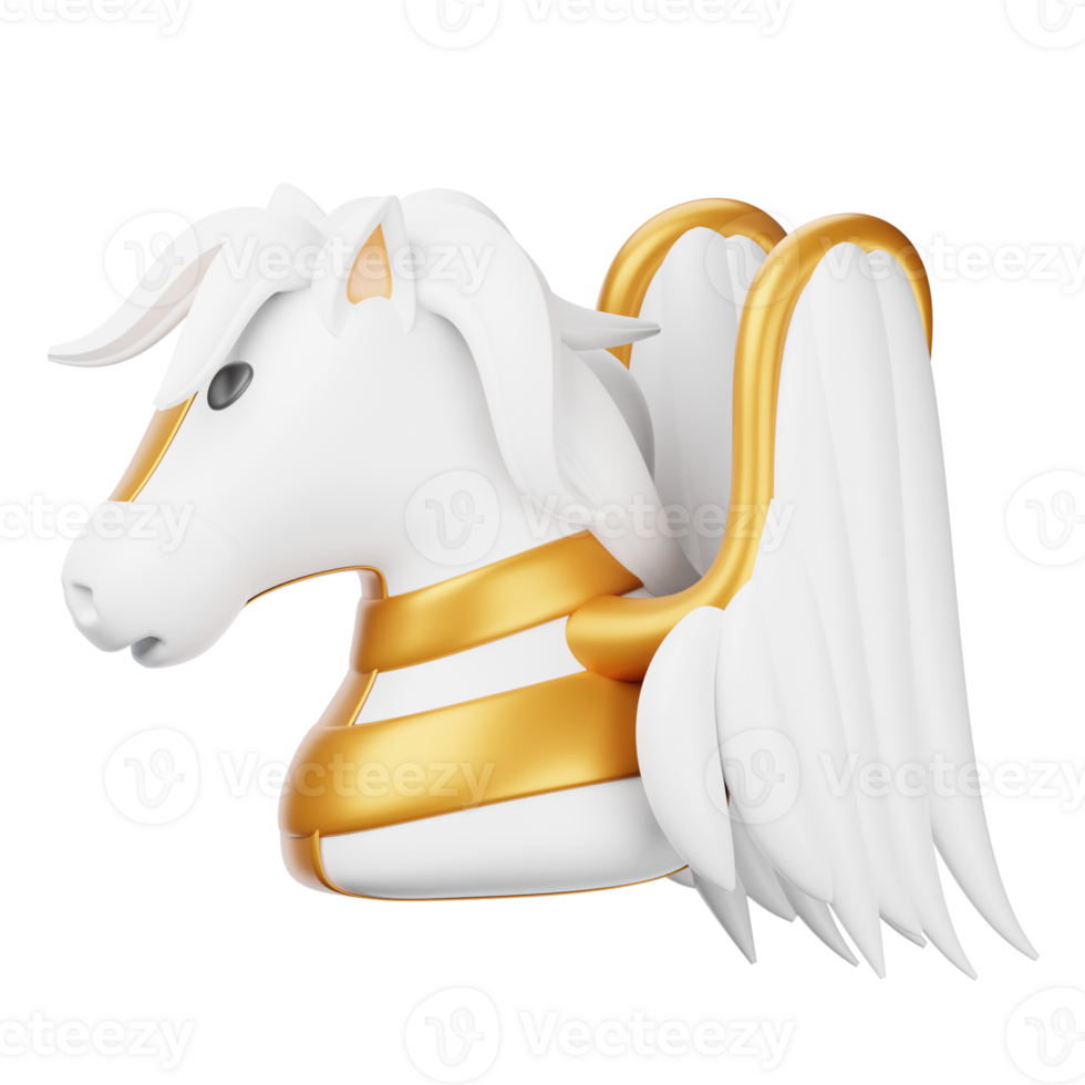 3D Fantasy Illustration pegasus png