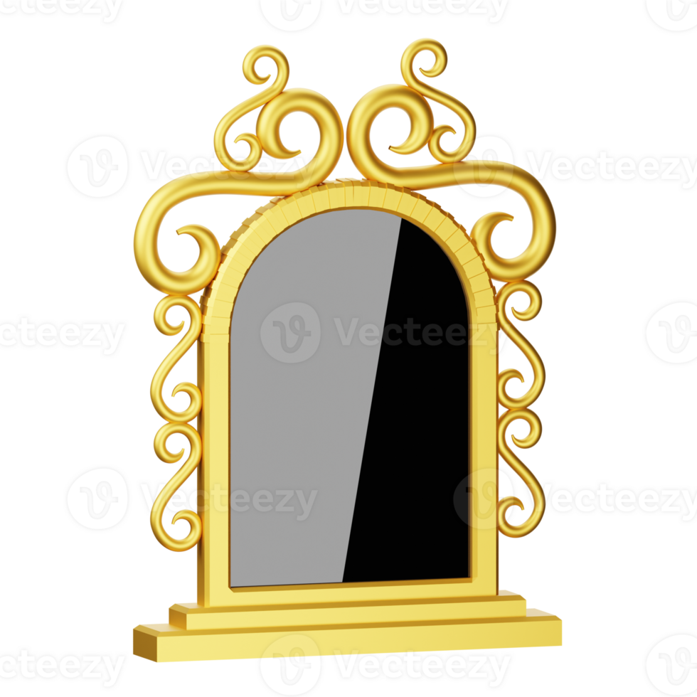 3D Fantasy Illustration magic mirror png