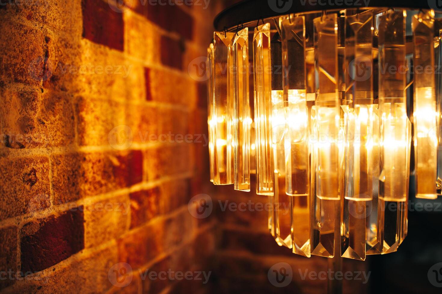Modern and industrial style lamps decorated in a modern style reception area photo