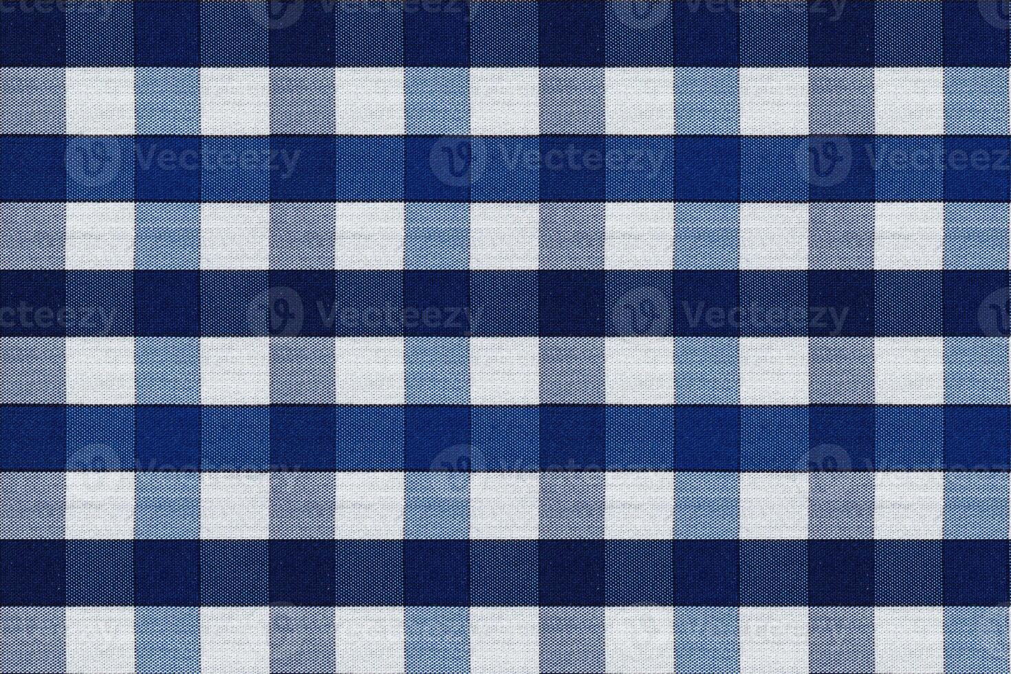 macro fabric texture cotton, cell, blue color photo