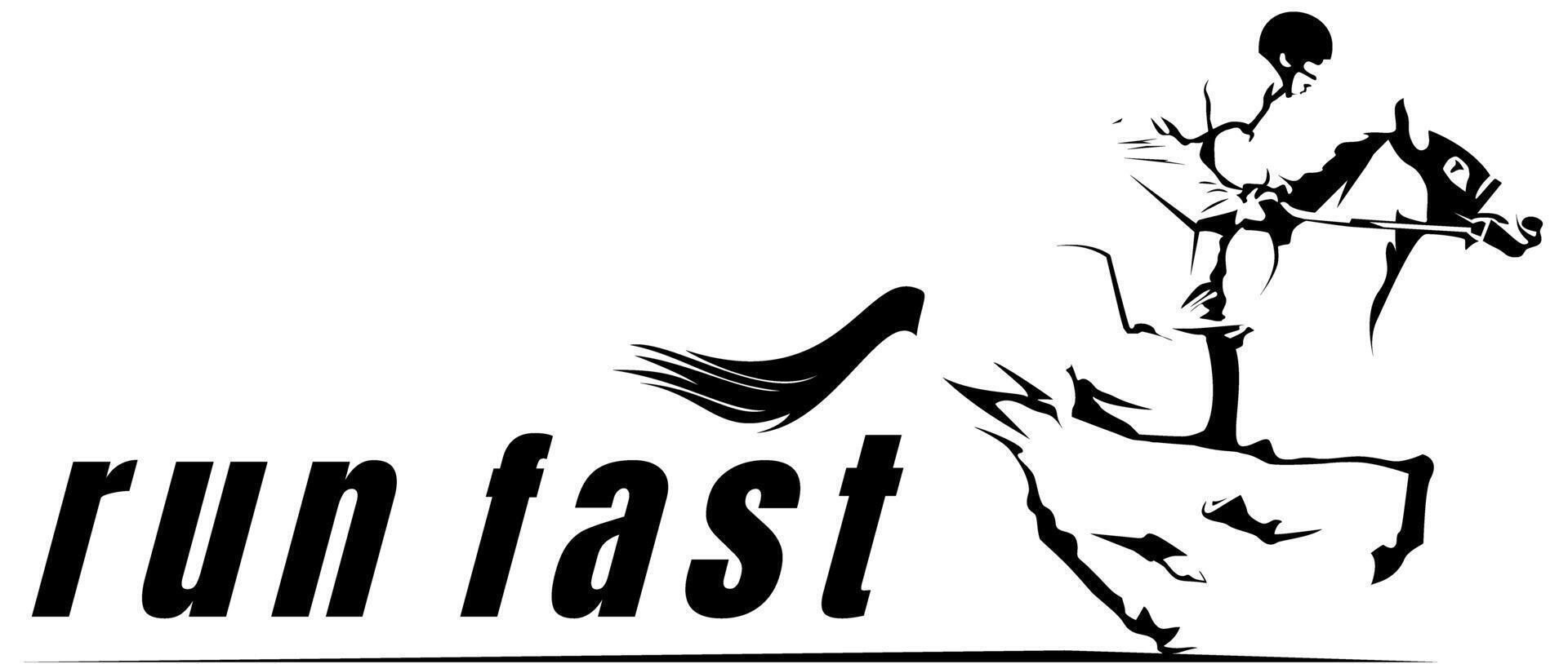 HORSE RACING LOGO DESIGN VECTOR ART