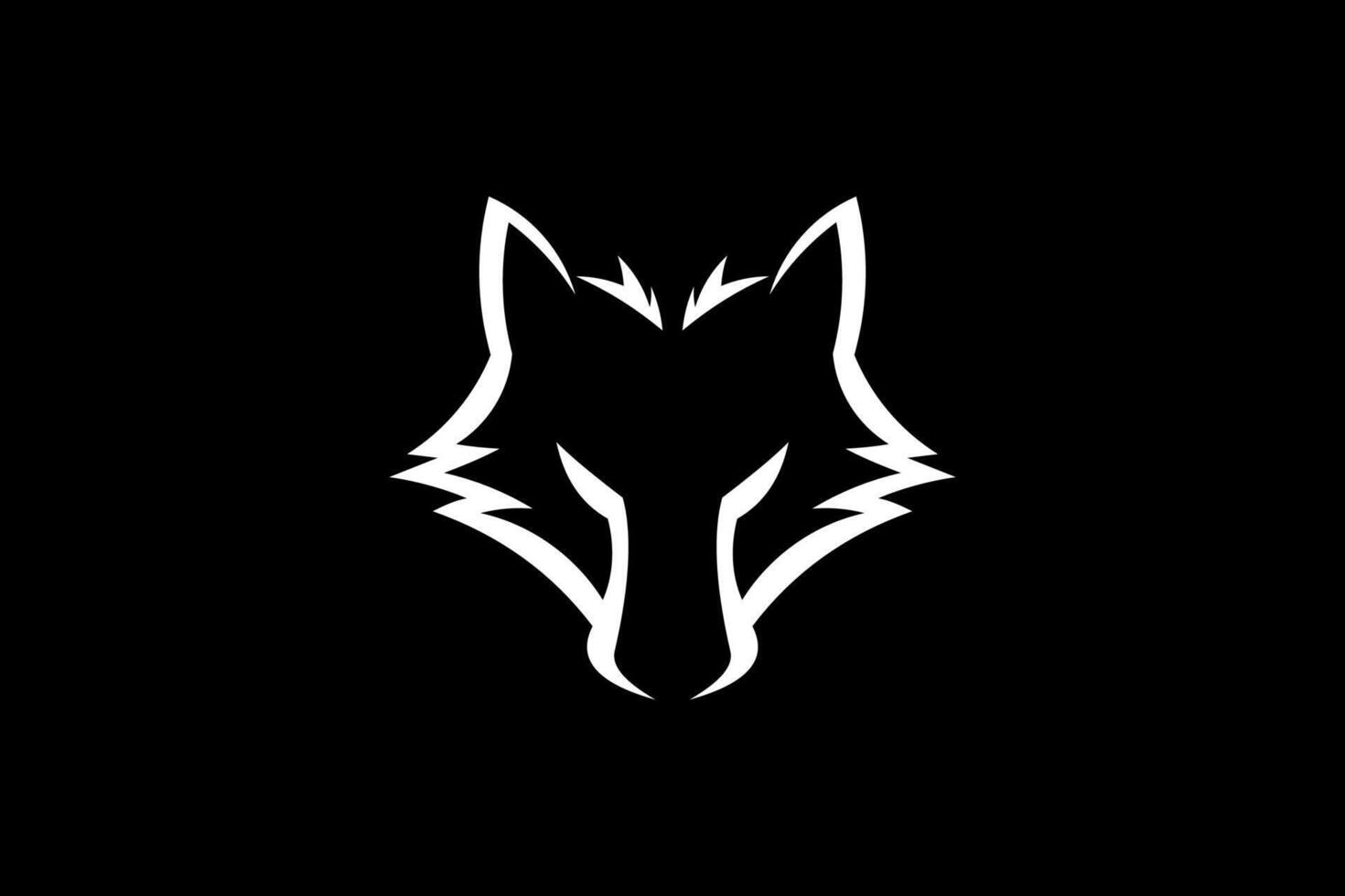 Vector Wolf Head Logo Design