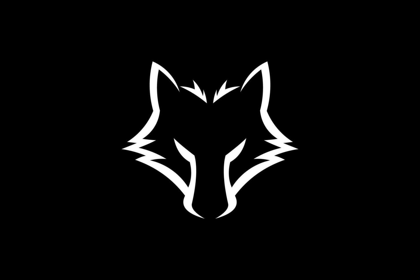 Vector Wolf Head Logo Design