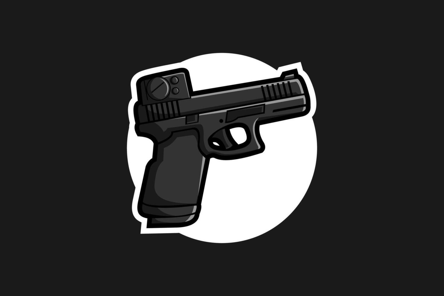 pistola pistola vector ilustración