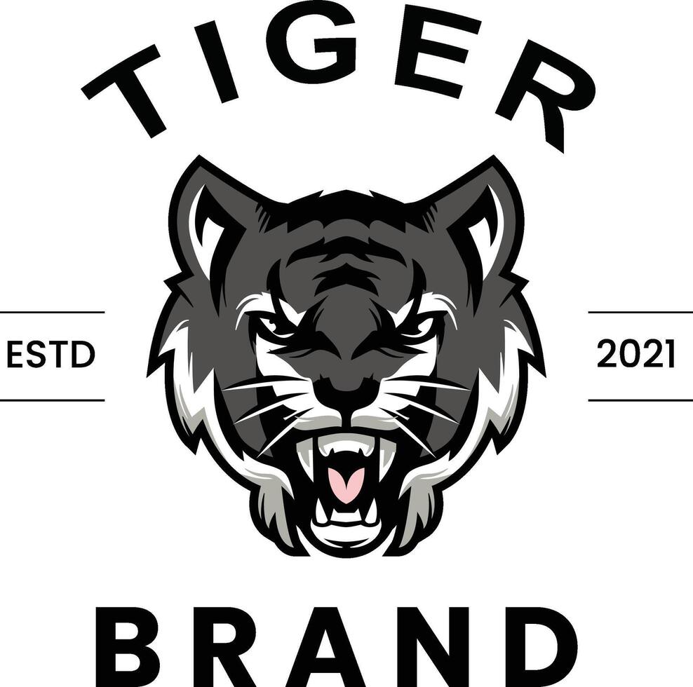 negro y blanco profesional logo camiseta vector