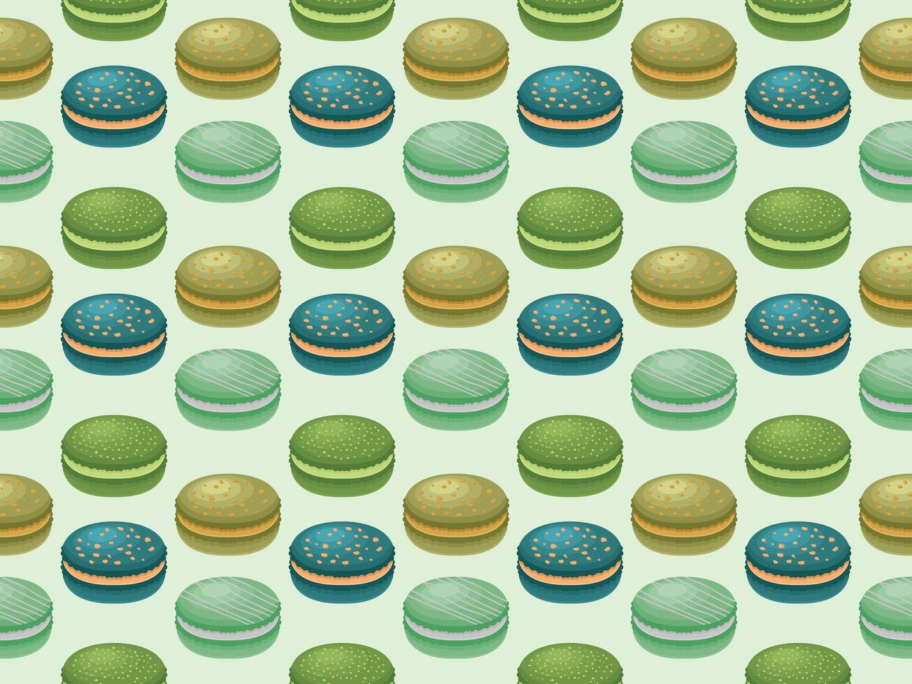 macaroon food vector pattern sugar cream pastry sweet colorful bakery eat dessert menu homemade cake